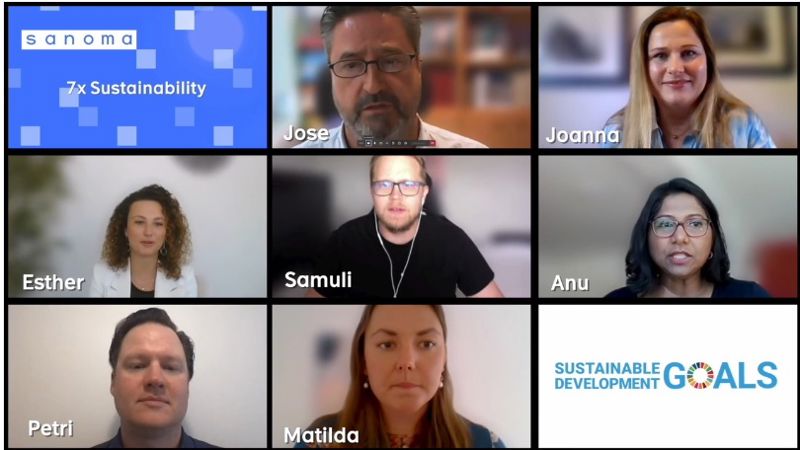 7 x Sustainability - how do Sanoma employees see sustainability?